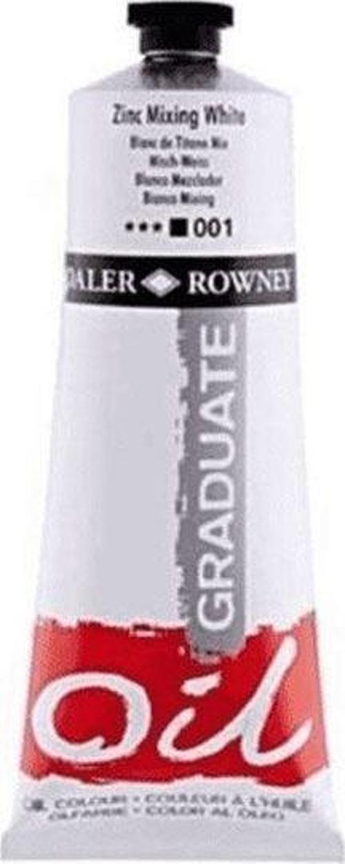 Daler Rowney Graduate Yağlı Boya 38ml 001 Zinc Mixing White