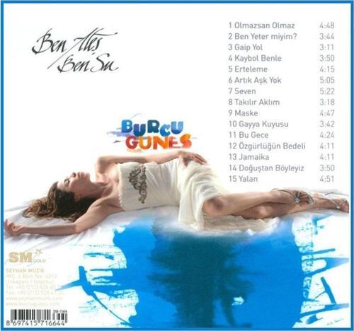 Burcu Güneş Ben Ateş Ben Su ( Cd )