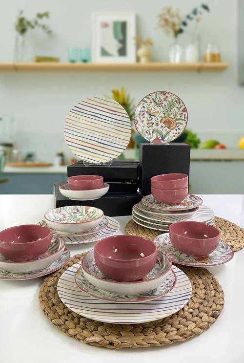 24 Parça 6 Kişilik Yemek Takımı