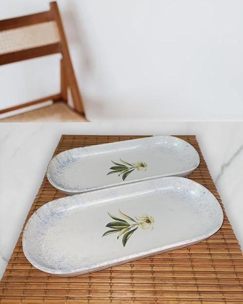 Magnolia Noyan Kayık Salata Tabağı 26Cm 2 Adet