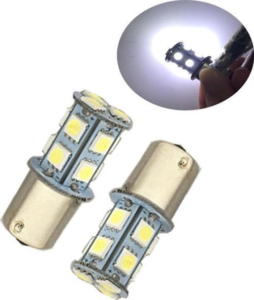 Tek duy düz tırnak led ampul 13SMD 3W 12V beyaz / LAAM698