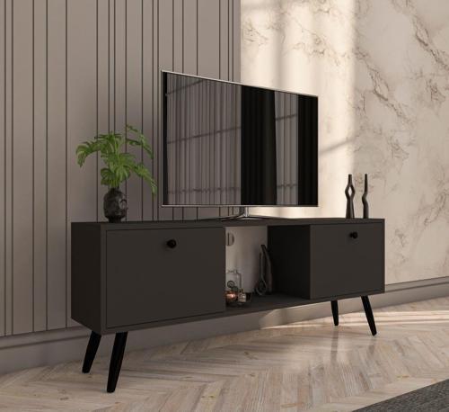 Force Tv Ünitesi 140 Cm, Antrasit, Tv Sehpası (1011)