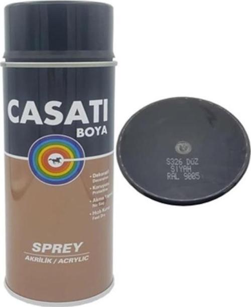 Akrilik Sprey Boya 400 ML S326 Düz Siyah Ral 9005