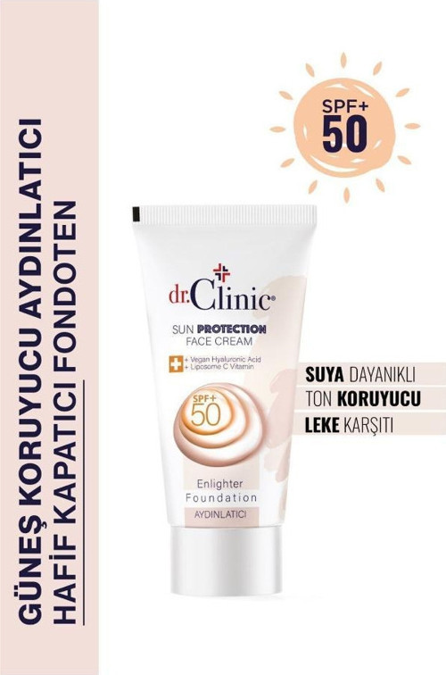 SPF 50+ Aydınlatıcı Güneş Kremi 50 ml