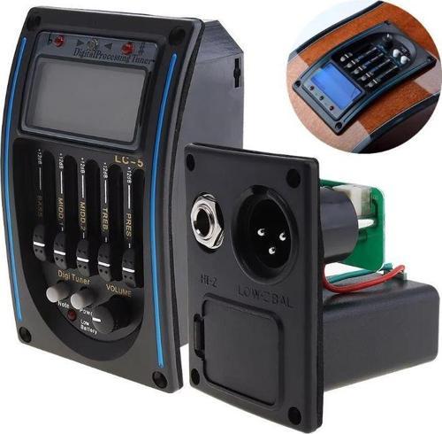 LC-5 5 Band Preamp EQ Ekolayzır Pickup Tuner sistemi ( eşikaltı dahil )
