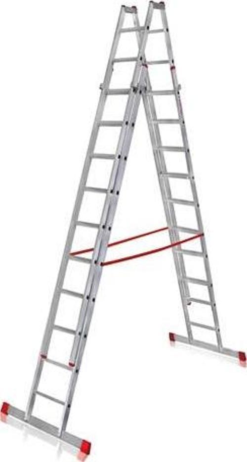 A TİPİ ÇİFT SÜRGÜLÜ ALÜMİNYUM MERDİVEN 4,40 METRE (ATCSM.02)