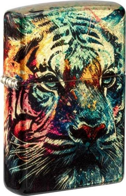46145 48458 Colorful Tiger Design Çakmak