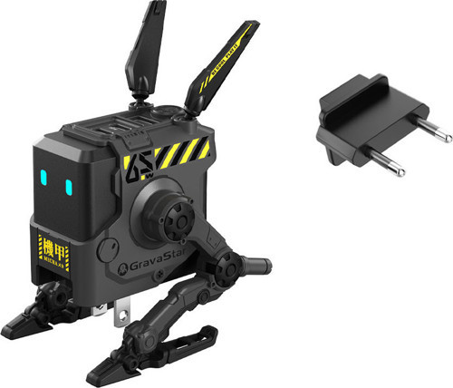 Alpha65 Gri Robot Figürlü 65W Hızlı Şarj Adaptörü