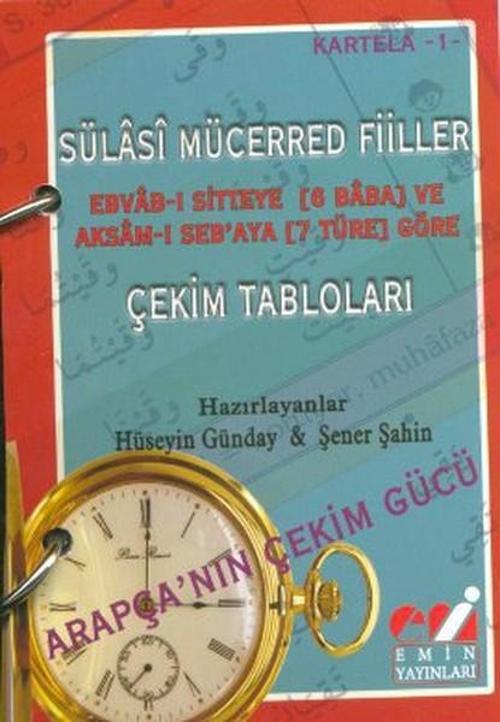 Sülasi Mücerred Filler-Çekim Tabloları Kartı (Kartela 1)
