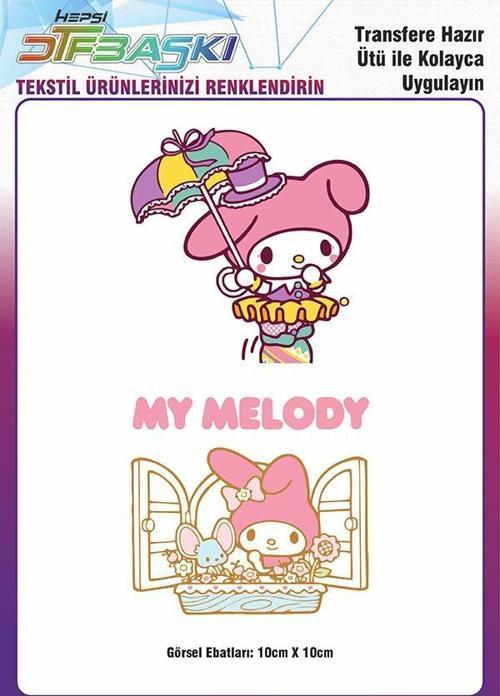 Melody Ütü ile Yapışan Tişört Tekstil Transfer Dtf Baskı