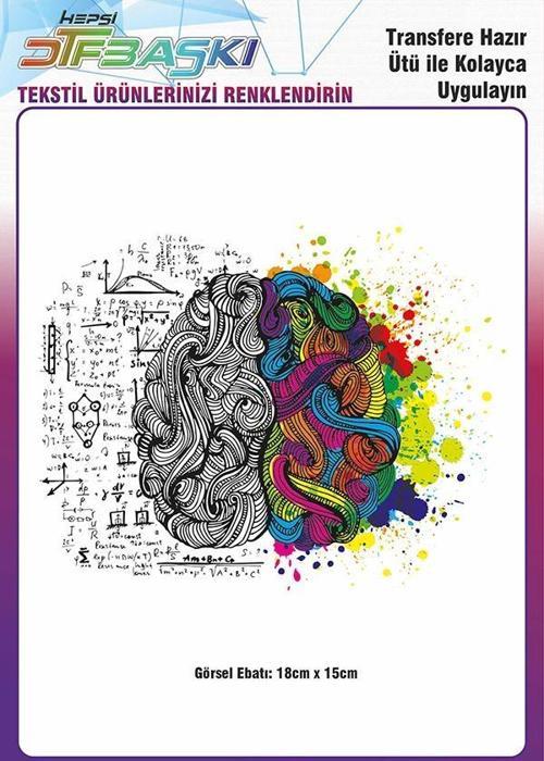 Karmaşık Beyin Ütü ile Yapışan Tekstil DTF Baskı