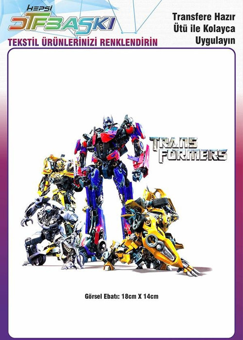 Transformers Ütü ile Yapışan Tekstil DTF Baskı