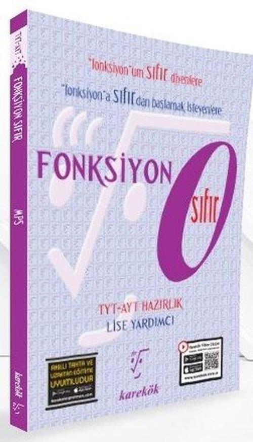 Karekök Eğitim Yayınları Fonksiyon Sıfır