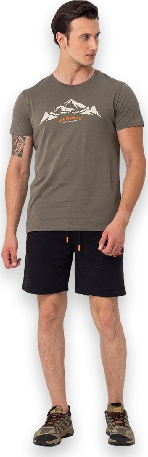 Taurus M Kısa Kollu Haki Erkek T-Shirt L