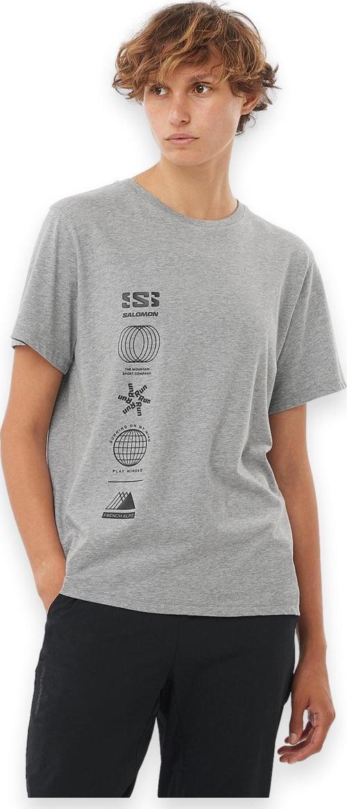 Lc2232900 Logo Combo Ss Tee W Gri Kadın T-Shirt L