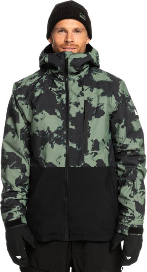 Eqytj03403 Mission Printed Block Jk Yeşil Erkek Mont L