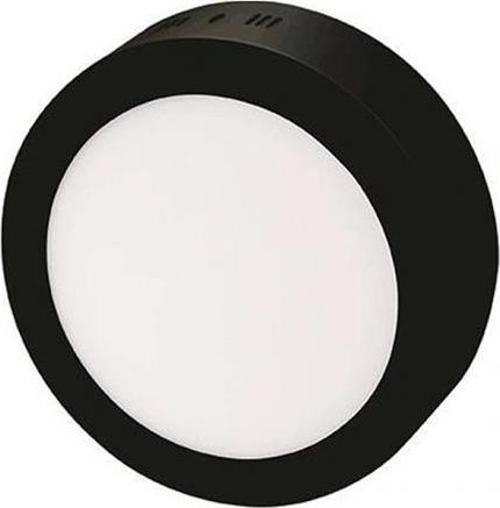 CT-5235 18 Watt Sıva Üstü Yuvarlak Siyah Kasa LED Panel Armatür Beyaz