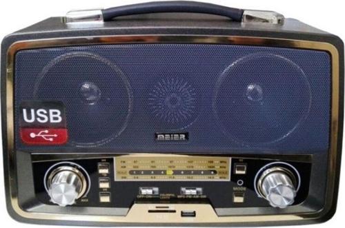Kemai MD-1701BT USB/SD Bluetoothlu Şarjlı Büyük Radyo
