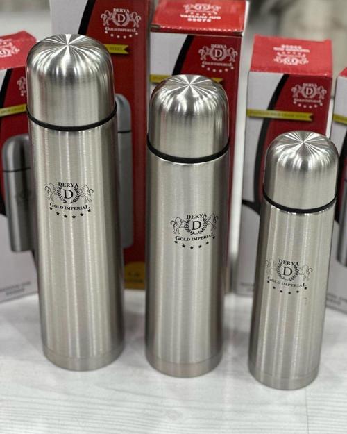 Çelik Çay Termosu Mama Termosu 0.5Lt
