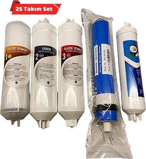 Toptan Su Arıtma Filtre 25 Takım 5'Li Takım Set
