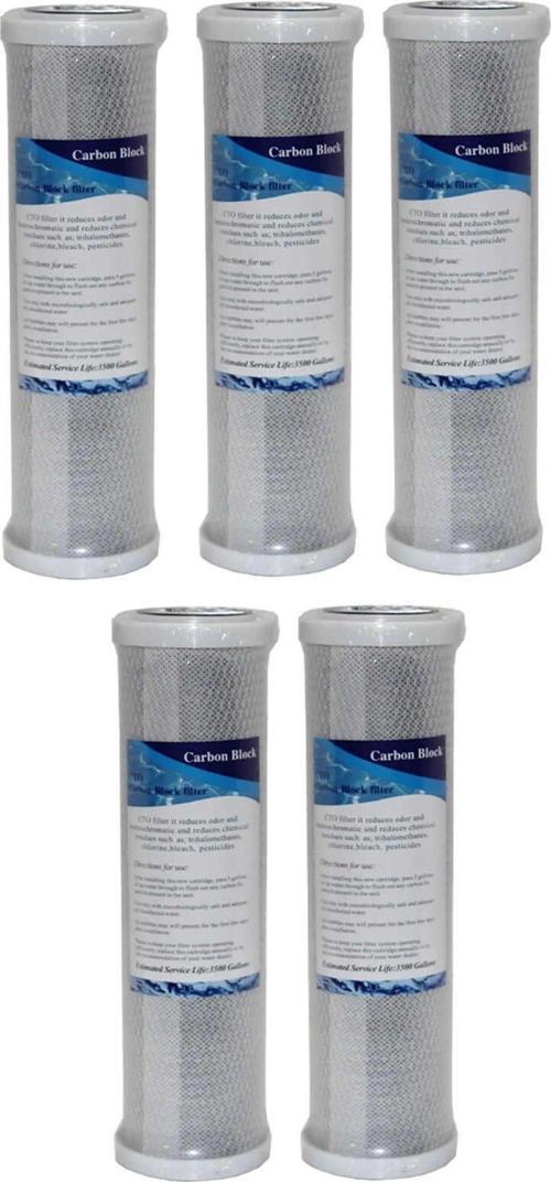 Açık Kasa Su Arıtma Cihazı Cto Blok Karbon Filtre (5 Adet)