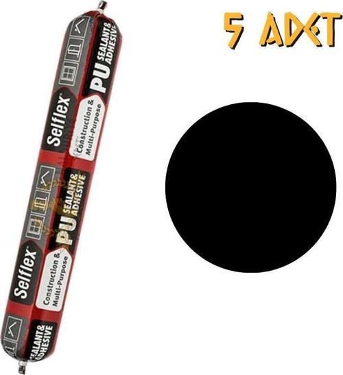 Poliüretan Sosis Mastik Yapıştırıcı PU50 SİYAH 600 ml. - 5 Adet