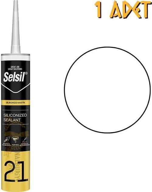 Silikonize Mastik BEYAZ 500 gr. - 1 Adet
