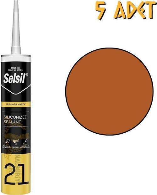 Silikonize Mastik BRONZ 500 gr. - 5 Adet