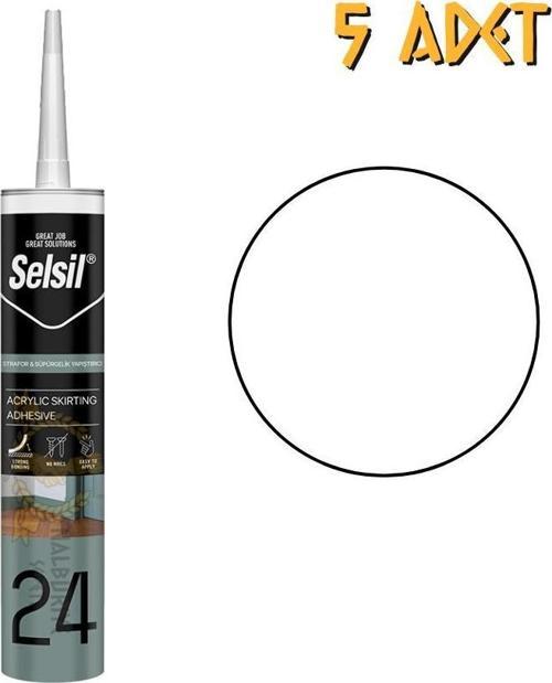 Strafor Süpürgelik Montaj Yapıştırıcı Sıvı Çivi 300 ml. - 5 Adet