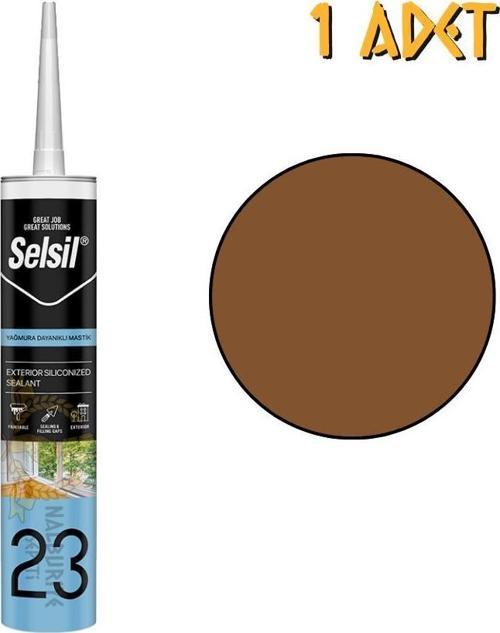 Yağmura Dayanıklı Silikonize Mastik ALTIN MEŞE 485 gr. - 1 Adet