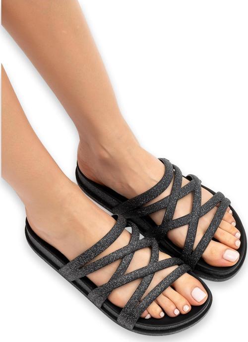 Dd0220 Shine Ad Vegan Siyah Kadın Terlik 35/36