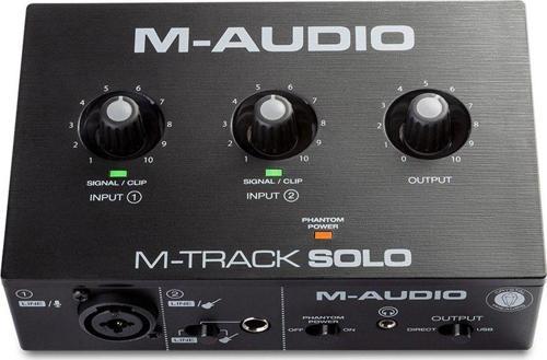 M-Track Solo 2 Kanallı Enstrüman Girişli Stüdyo Ses Kartı