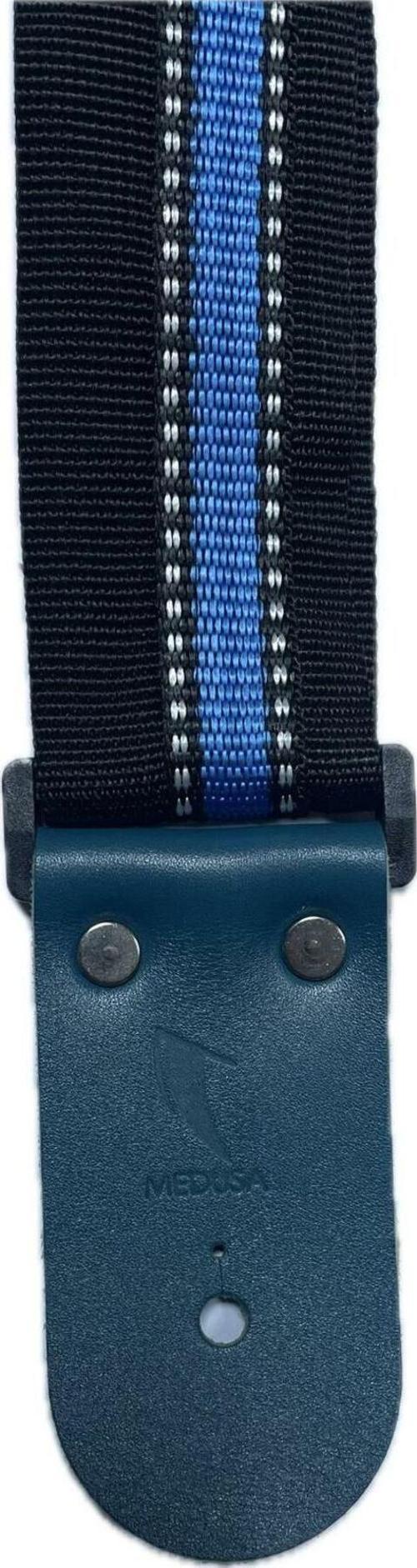 Blue Echo Ayarlanabilir Deri Uçlu Gitar Askısı