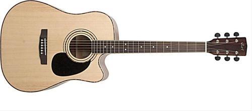 Ad880Censw Elektro Akustik Gitar, Kılıflı, Naturel Satin, Lad Elektro Akustik Gitar, Kılıflı, N
