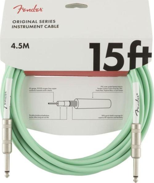Or Cbl 15 Sfg Original Surf Green 4.5 Metre Gitar Kablosu