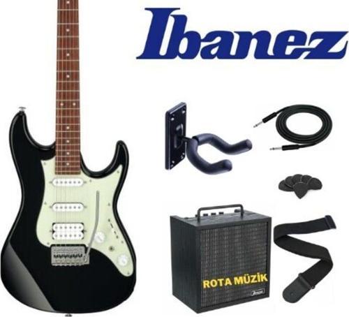 Azes40-Bk Hss Trem Black Elektro Gitar Set