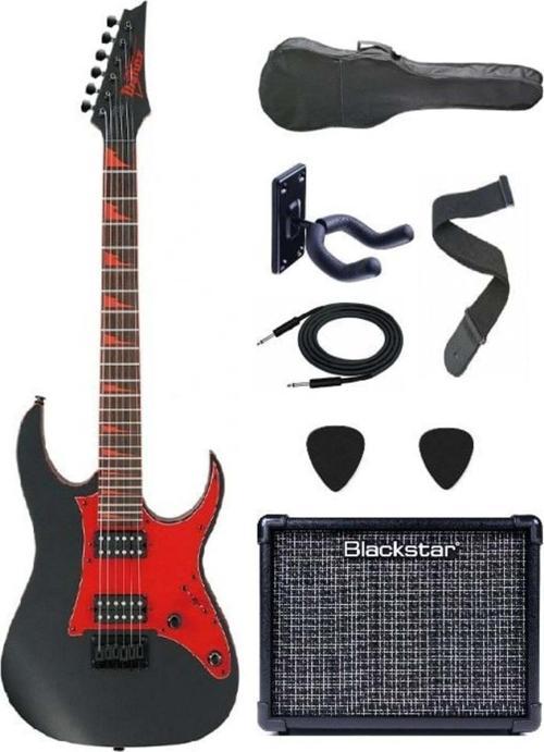 Grg131Dx-Bkf Grg Elektro Gitar Set