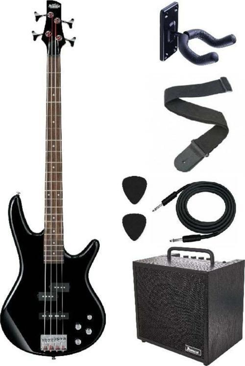 Gsr200 Bk Gsr Serisi Siyah 4 Telli Elektro Bas Gitar Set