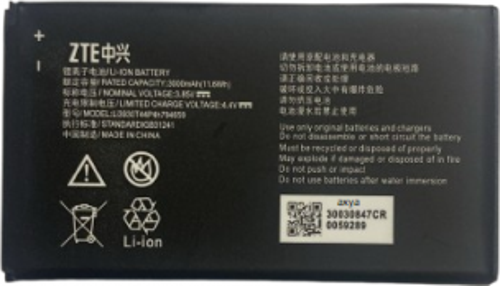 Zte Mf985 4G Hotspot 600Mbps İçin Pil Batarya 3000 mAh