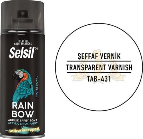 Rainbow Akrilik Sprey ŞEFFAF PARLAK VERNİK 400 ml.