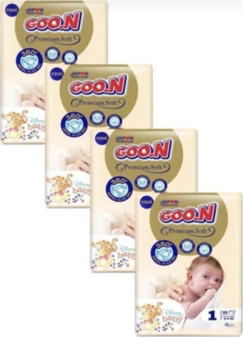 Premium Soft Bantlı Bebek Bezi Jumbo 1 Numara 50'Li X 4 Adet