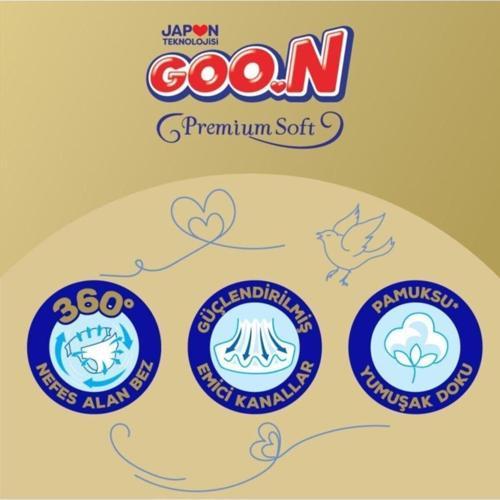 Premium Soft Bebek Bezi 2 Beden Premium Bant 46 Adet
