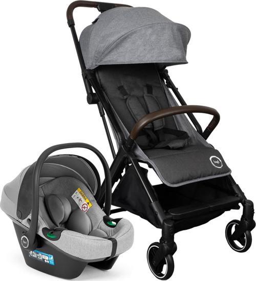 Gravity Autofold Travel Sistem Bebek Arabası Grey
