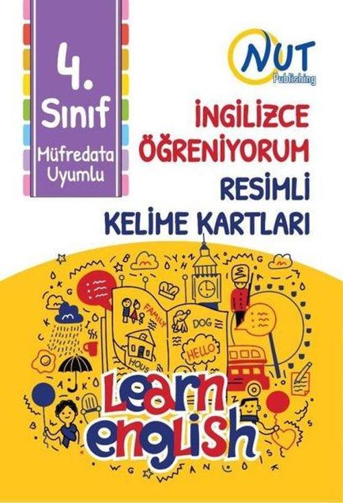 4.Sınıf İngilizce Öğreniyorum-Resimli Kelime Kartları