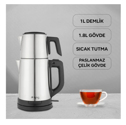Tea Pro KCM331 İnox Çay Makinesi