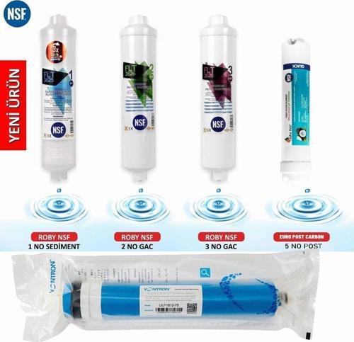 Su Arıtma Cihazı Filtresi Nsf Onaylı Kapalı Kasa Vontron Membranlı