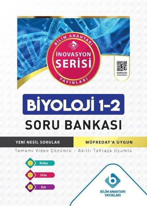 Biyoloji 1-2 Soru Bankası-İnovasyon Serisi