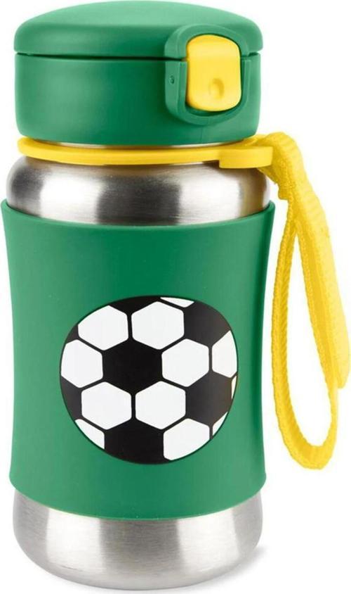 Erkek Çocuk Paslanmaz Pipetli Futbol Style Suluk