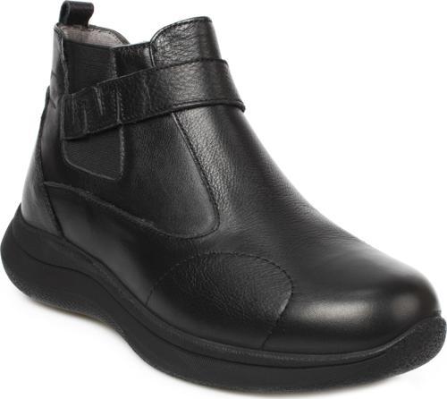 Emma 27951 Hallux Deri Fermuarlı Siyah Kadın Bot 37