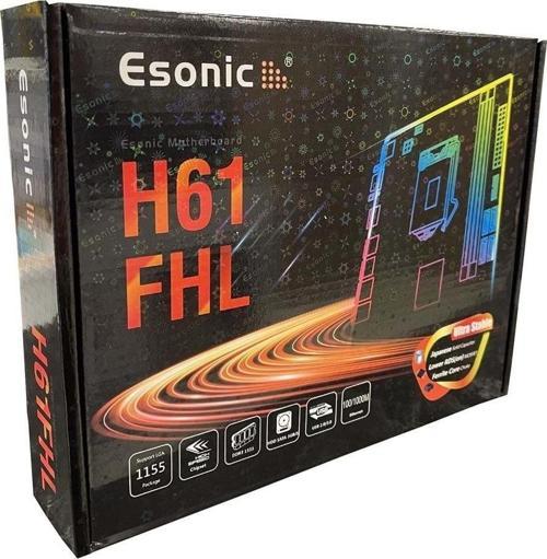 H61 Fhl Lga 1155 Pin 2X Ddr3 1333 Mhz Usb 3.0 Kutulu Anakart